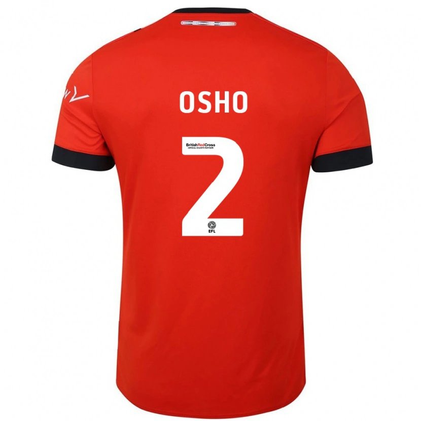 Danxen Män Gabriel Osho #2 Orange Svart Hemmatröja Matchtröjor 2024/25 Tröjor T-Tröja