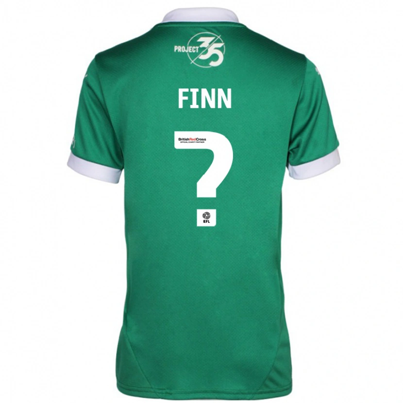 Danxen Män Tegan Finn #0 Grön Vit Hemmatröja Matchtröjor 2024/25 Tröjor T-Tröja