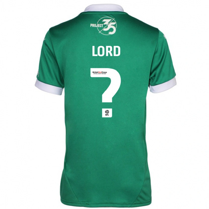 Danxen Män Sam Lord #0 Grön Vit Hemmatröja Matchtröjor 2024/25 Tröjor T-Tröja
