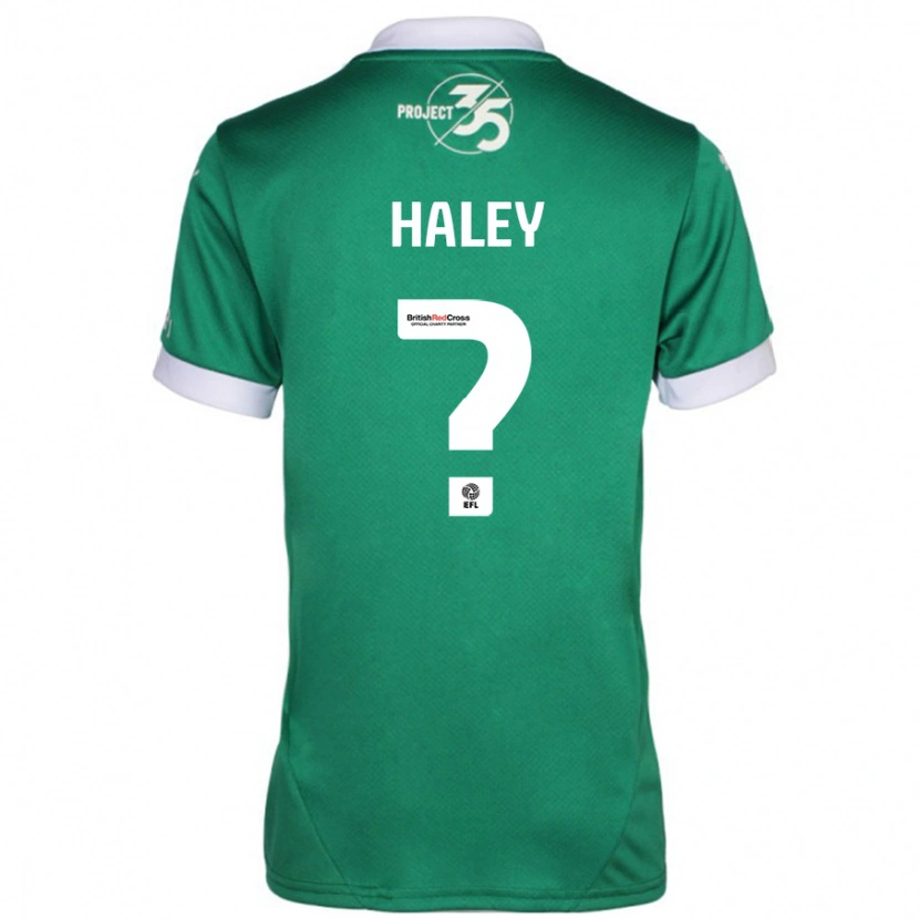 Danxen Män Toby Haley #0 Grön Vit Hemmatröja Matchtröjor 2024/25 Tröjor T-Tröja