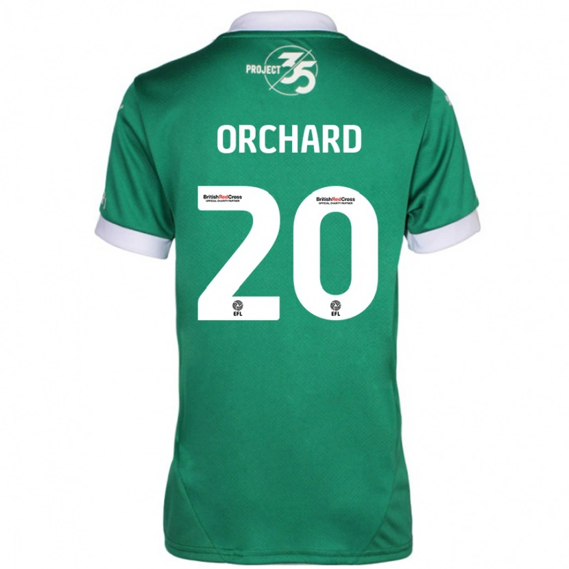 Danxen Män Fern Orchard #20 Grön Vit Hemmatröja Matchtröjor 2024/25 Tröjor T-Tröja