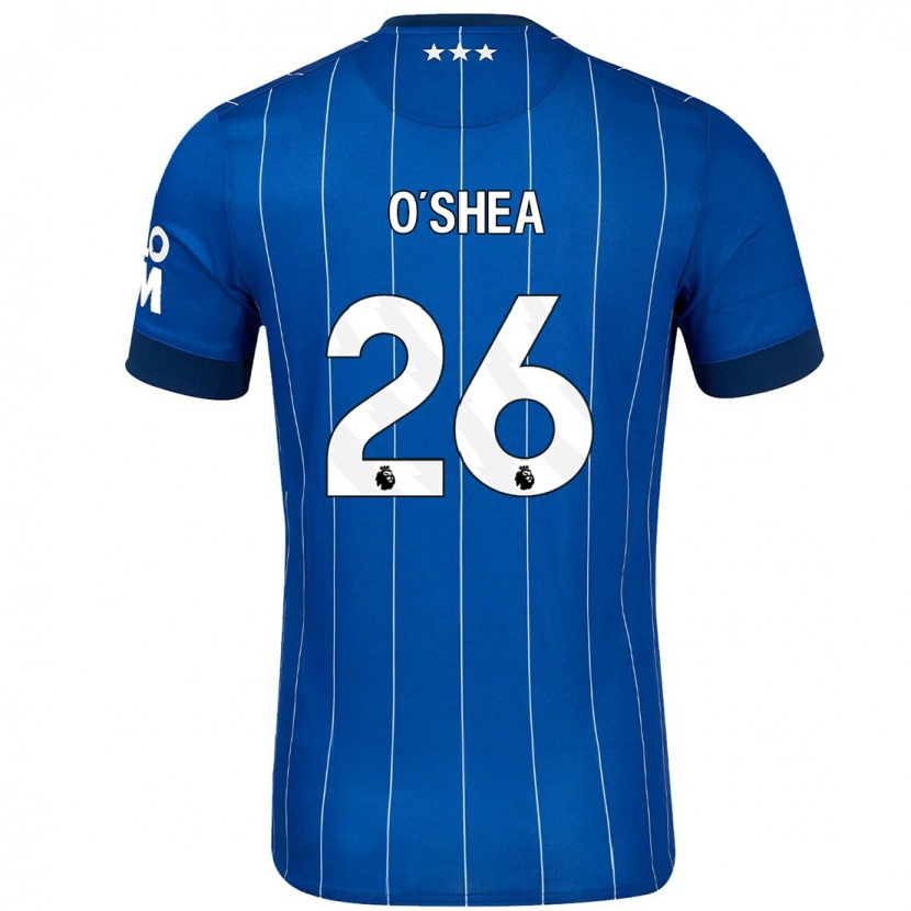 Danxen Män Dara O'shea #26 Marinblå Hemmatröja Matchtröjor 2024/25 Tröjor T-Tröja