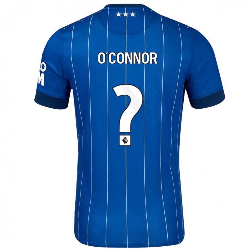 Danxen Män Daniel O'connor #0 Marinblå Hemmatröja Matchtröjor 2024/25 Tröjor T-Tröja