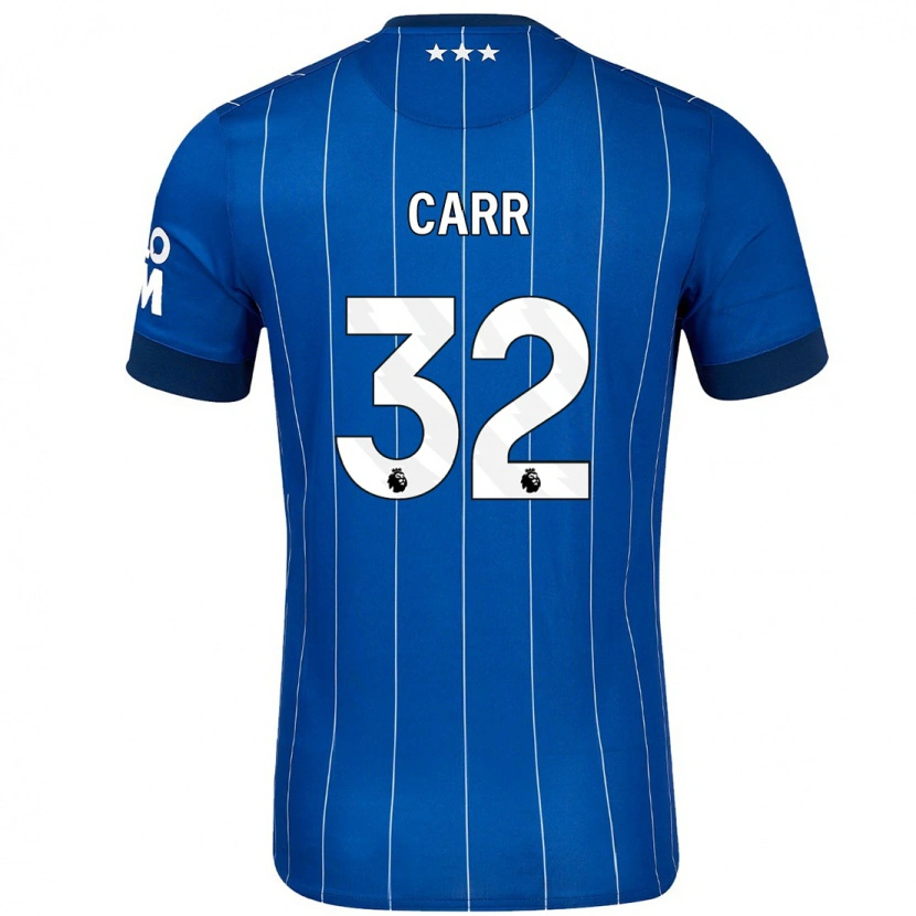 Danxen Män Ryan Carr #32 Marinblå Hemmatröja Matchtröjor 2024/25 Tröjor T-Tröja