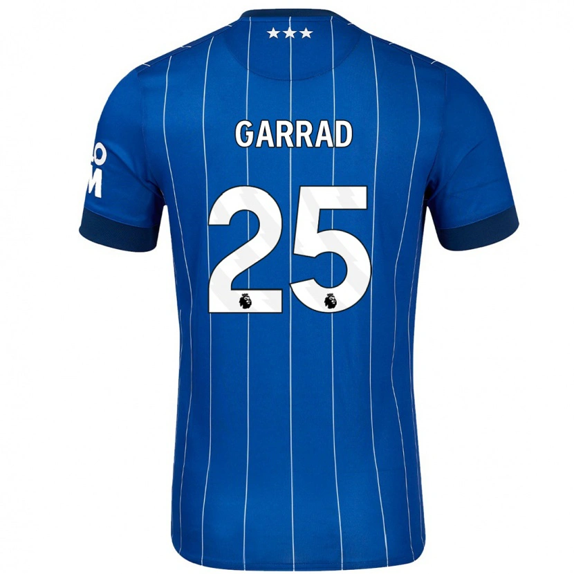 Danxen Män Grace Garrad #25 Marinblå Hemmatröja Matchtröjor 2024/25 Tröjor T-Tröja