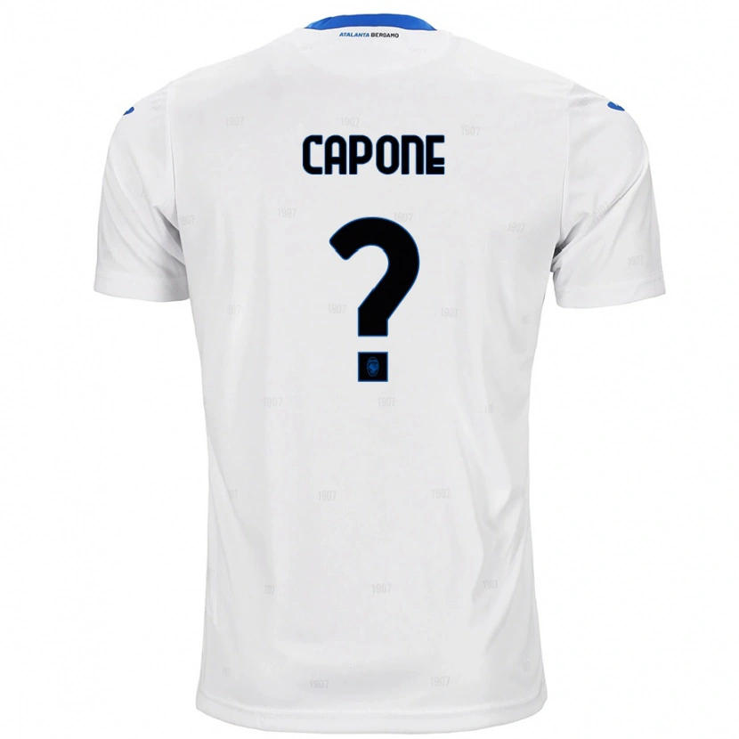 Danxen Män Christian Capone #0 Vit Bortatröja Matchtröjor 2024/25 Tröjor T-Tröja
