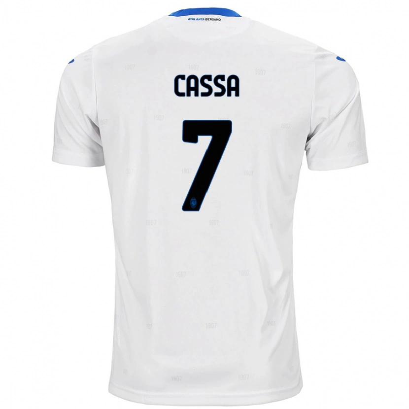 Danxen Män Federico Cassa #7 Vit Bortatröja Matchtröjor 2024/25 Tröjor T-Tröja