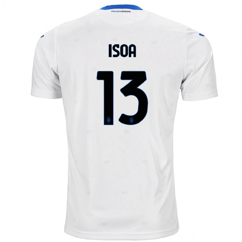 Danxen Män Isaac Isoa #13 Vit Bortatröja Matchtröjor 2024/25 Tröjor T-Tröja