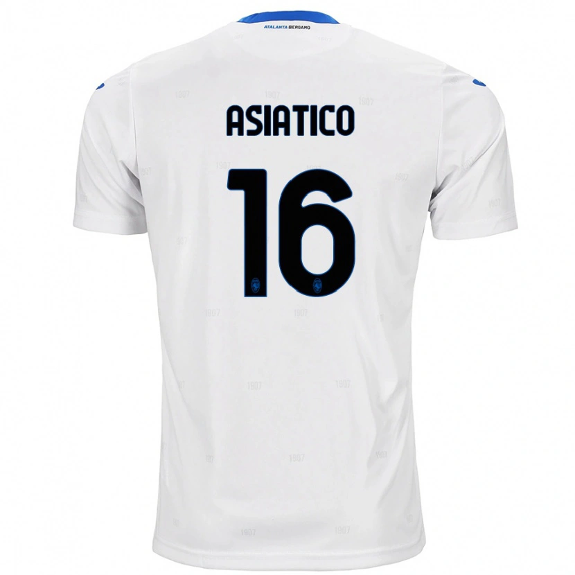 Danxen Män Pietro Asiatico #16 Vit Bortatröja Matchtröjor 2024/25 Tröjor T-Tröja
