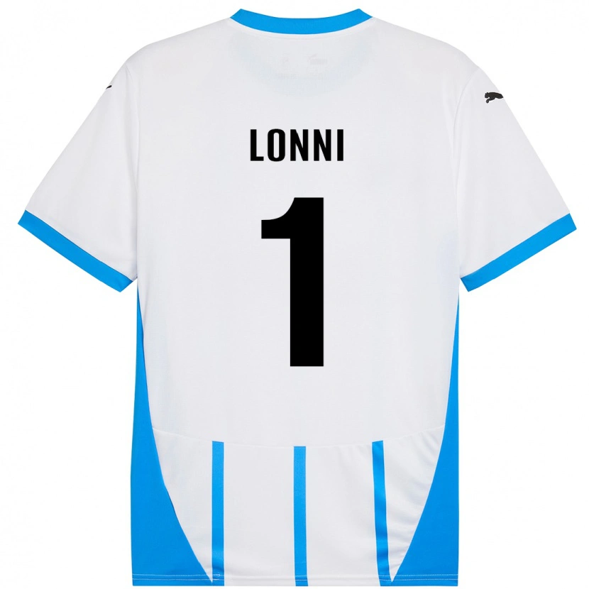 Danxen Män Lia Lonni #1 Vit Blå Bortatröja Matchtröjor 2024/25 Tröjor T-Tröja
