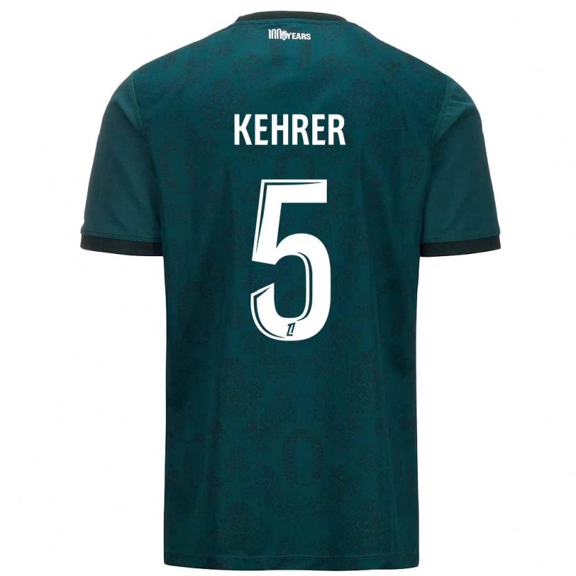 Danxen Män Thilo Kehrer #5 Mörkgrön Bortatröja Matchtröjor 2024/25 Tröjor T-Tröja