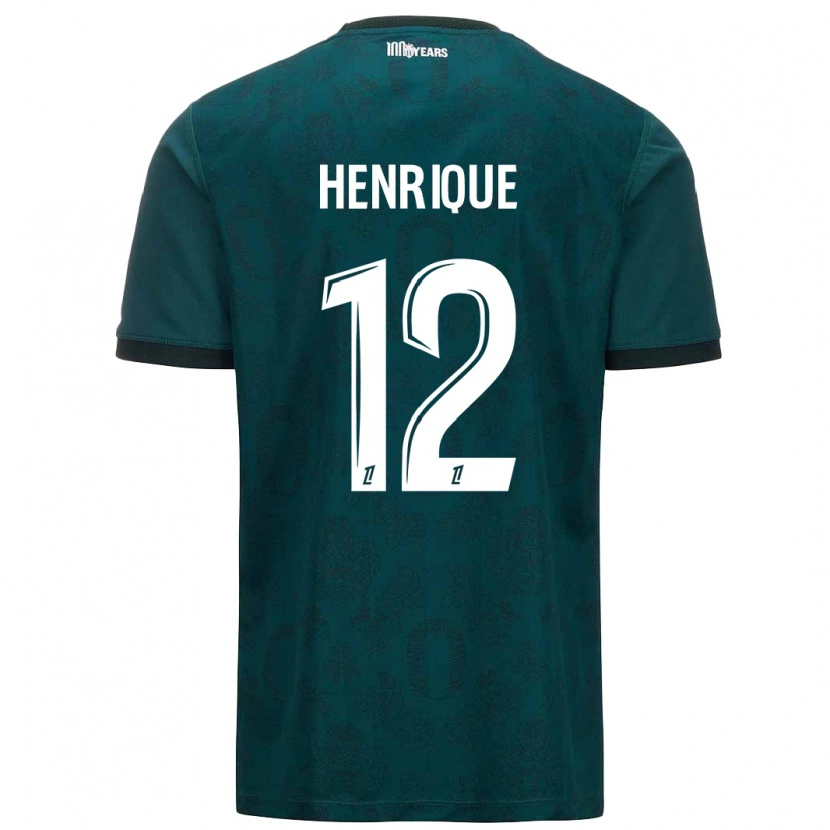 Danxen Män Caio Henrique #12 Mörkgrön Bortatröja Matchtröjor 2024/25 Tröjor T-Tröja
