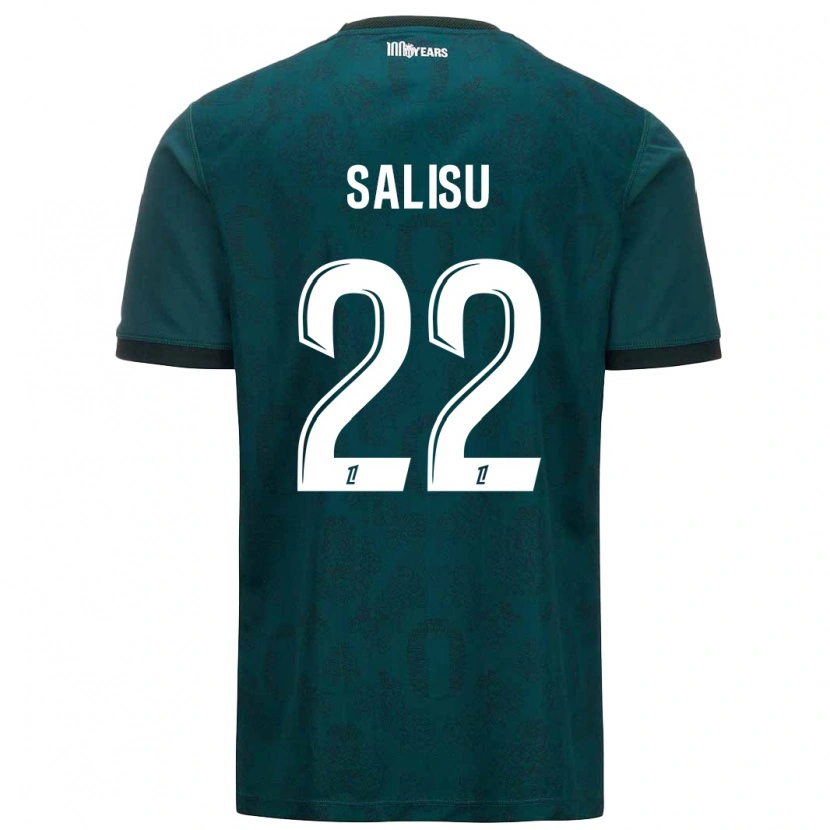 Danxen Män Mohammed Salisu #22 Mörkgrön Bortatröja Matchtröjor 2024/25 Tröjor T-Tröja