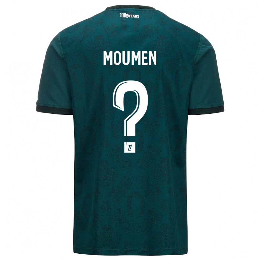 Danxen Män Jebril Moumen #0 Mörkgrön Bortatröja Matchtröjor 2024/25 Tröjor T-Tröja