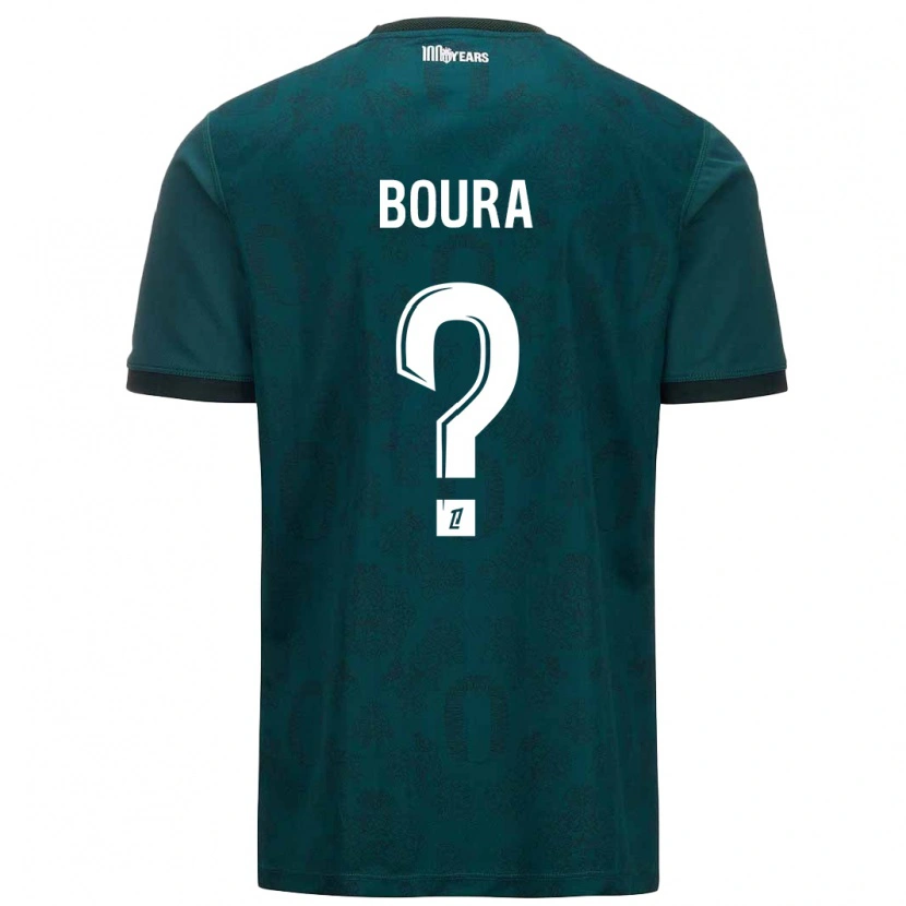 Danxen Män Amal Boura #0 Mörkgrön Bortatröja Matchtröjor 2024/25 Tröjor T-Tröja