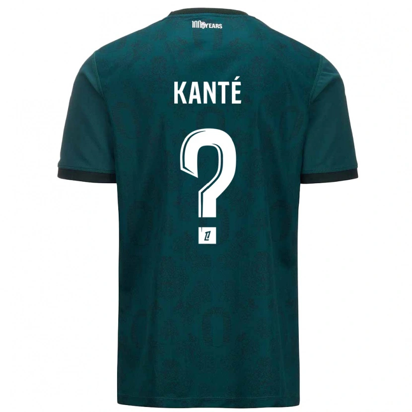 Danxen Män Hamidou Kanté #0 Mörkgrön Bortatröja Matchtröjor 2024/25 Tröjor T-Tröja