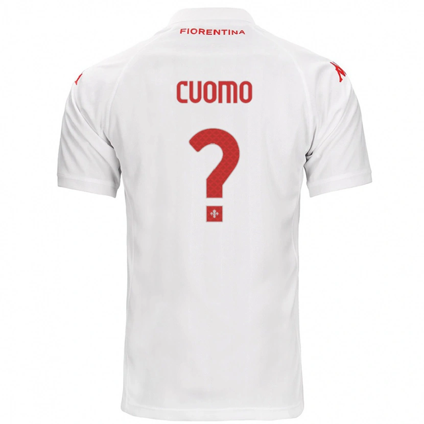 Danxen Män Raffaele Cuomo #0 Vit Bortatröja Matchtröjor 2024/25 Tröjor T-Tröja