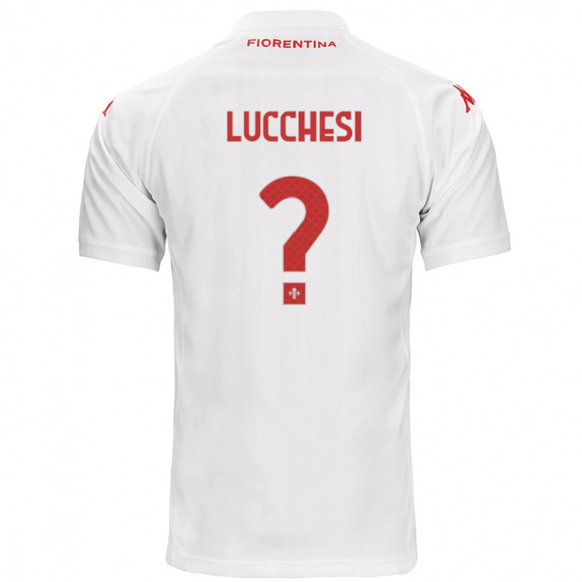 Danxen Män Andrea Lucchesi #0 Vit Bortatröja Matchtröjor 2024/25 Tröjor T-Tröja