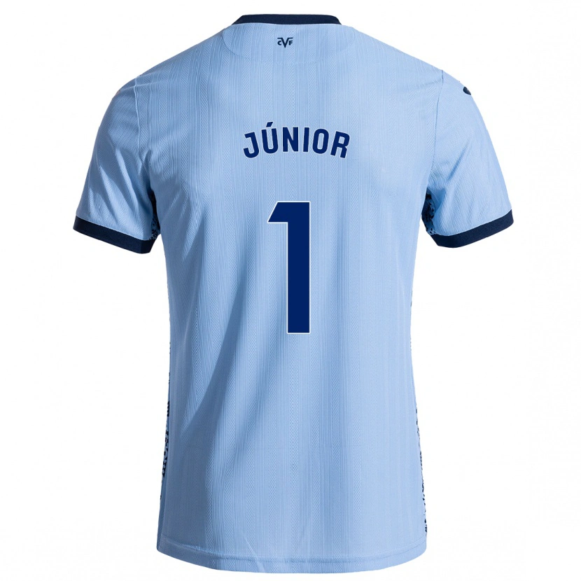 Danxen Män Luiz Júnior #1 Himmelsblå Bortatröja Matchtröjor 2024/25 Tröjor T-Tröja
