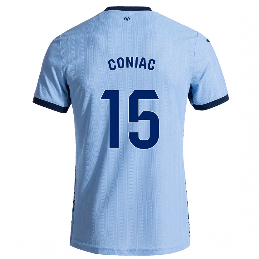 Danxen Män Edu Coniac #15 Himmelsblå Bortatröja Matchtröjor 2024/25 Tröjor T-Tröja