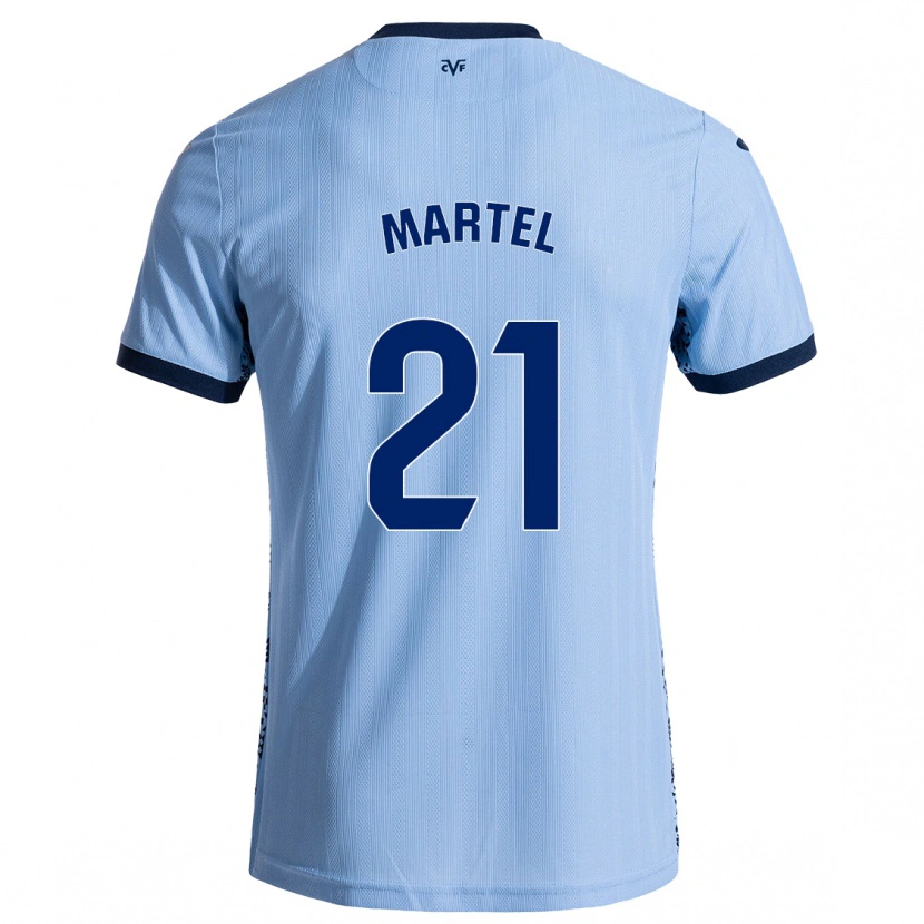 Danxen Män Kevin Martel #21 Himmelsblå Bortatröja Matchtröjor 2024/25 Tröjor T-Tröja
