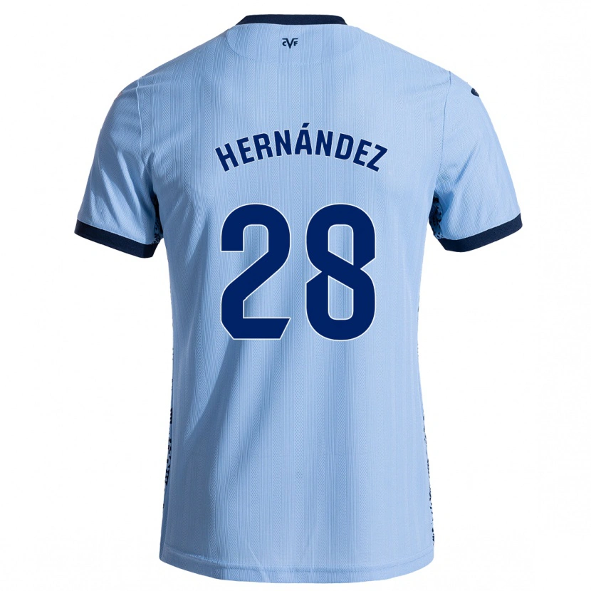 Danxen Män Gerard Hernández #28 Himmelsblå Bortatröja Matchtröjor 2024/25 Tröjor T-Tröja