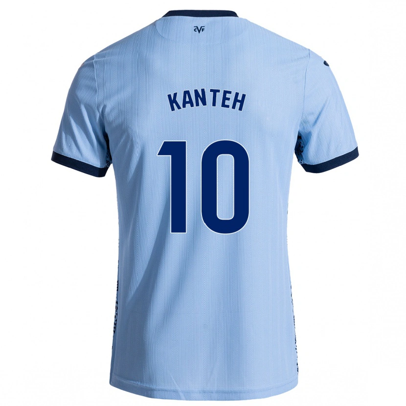 Danxen Män Fatou Kanteh #10 Himmelsblå Bortatröja Matchtröjor 2024/25 Tröjor T-Tröja