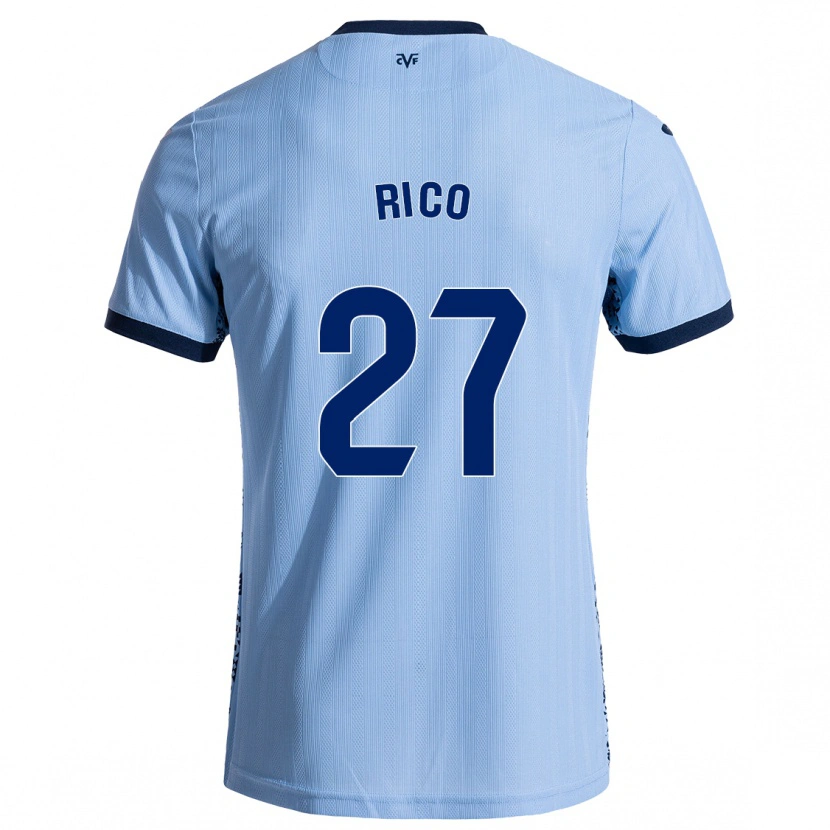 Danxen Män Vera Rico #27 Himmelsblå Bortatröja Matchtröjor 2024/25 Tröjor T-Tröja