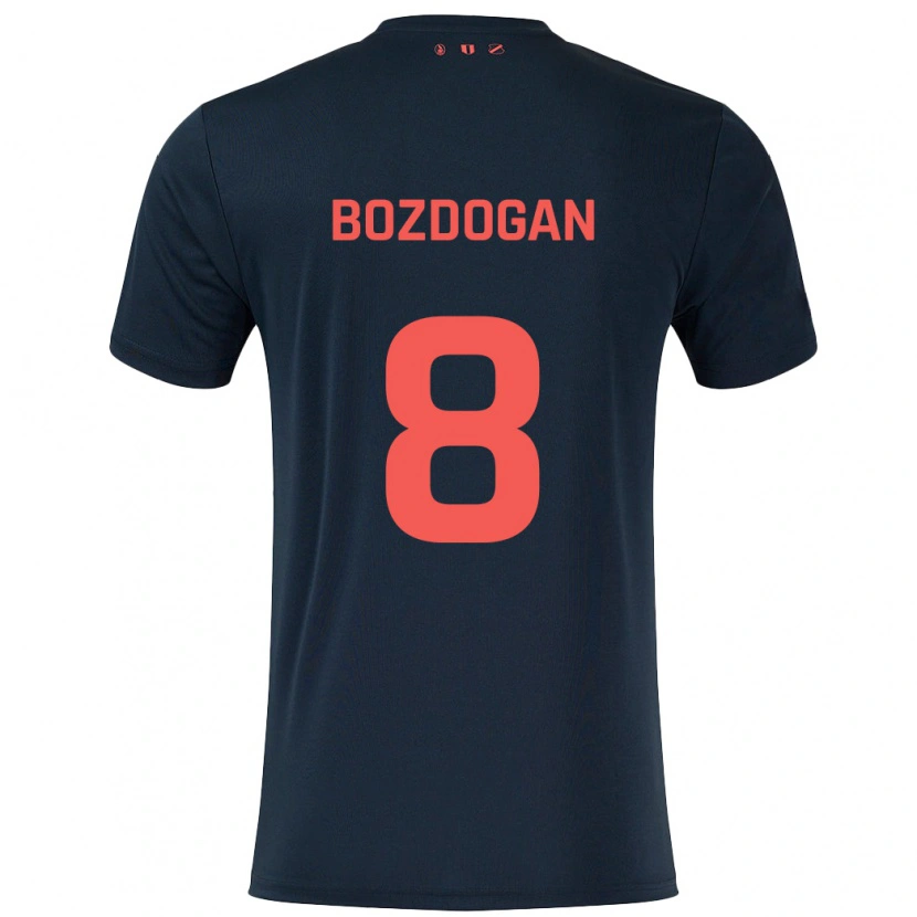 Danxen Män Can Bozdogan #8 Svart Röd Bortatröja Matchtröjor 2024/25 Tröjor T-Tröja