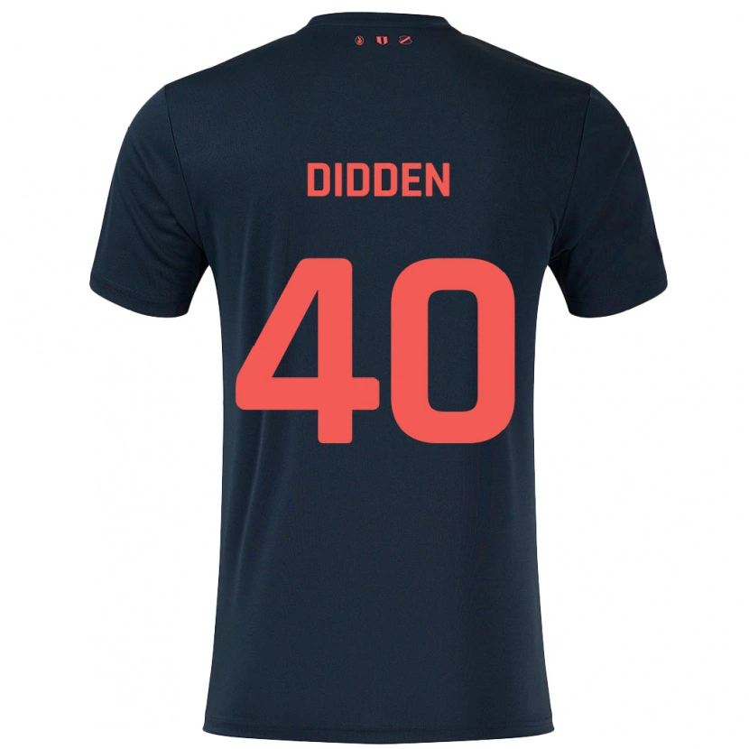 Danxen Män Matisse Didden #40 Svart Röd Bortatröja Matchtröjor 2024/25 Tröjor T-Tröja