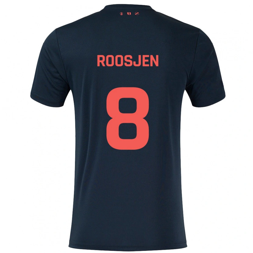 Danxen Män Judith Roosjen #8 Svart Röd Bortatröja Matchtröjor 2024/25 Tröjor T-Tröja