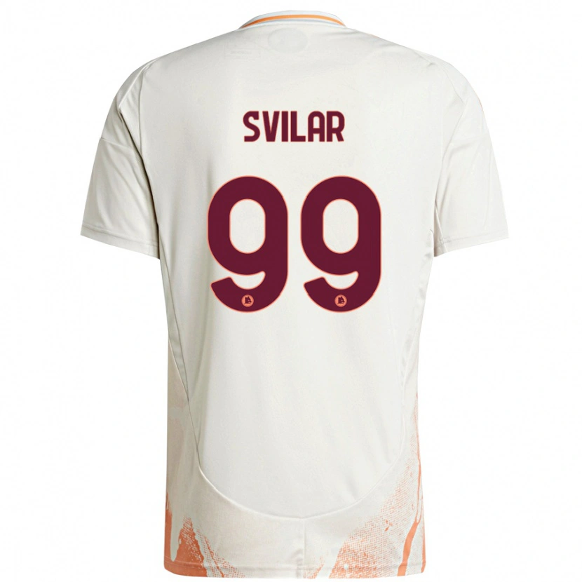 Danxen Män Mile Svilar #99 Grädde Vit Orange Bortatröja Matchtröjor 2024/25 Tröjor T-Tröja