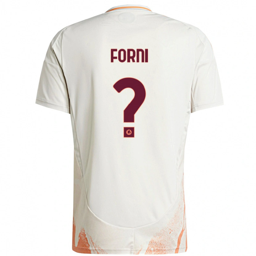 Danxen Män Matteo Forni #0 Grädde Vit Orange Bortatröja Matchtröjor 2024/25 Tröjor T-Tröja