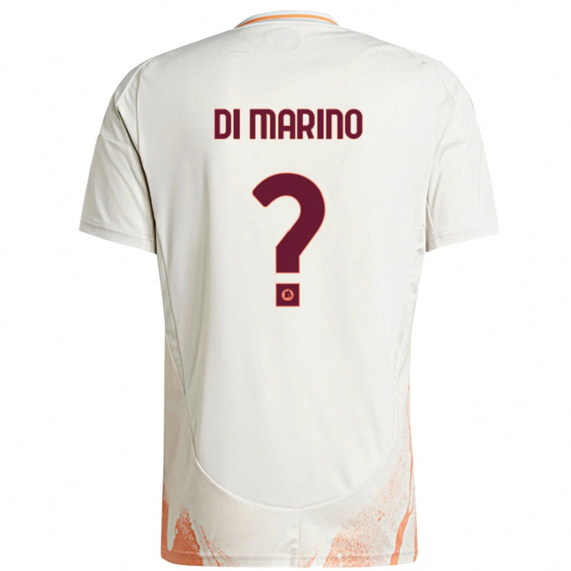 Danxen Män Baldo Di Marino #0 Grädde Vit Orange Bortatröja Matchtröjor 2024/25 Tröjor T-Tröja