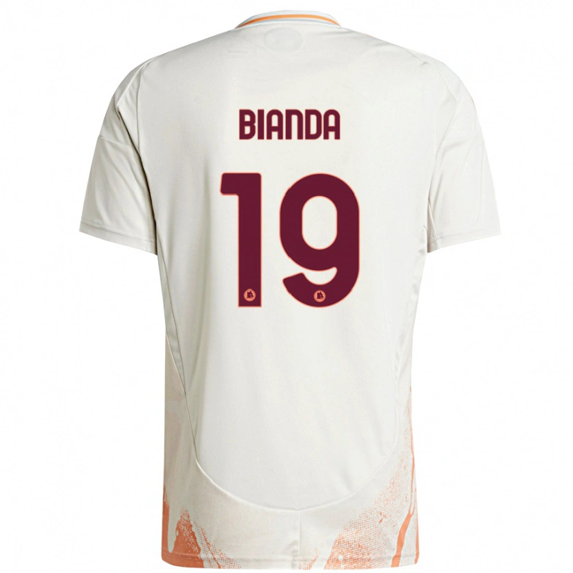 Danxen Män William Bianda #19 Grädde Vit Orange Bortatröja Matchtröjor 2024/25 Tröjor T-Tröja