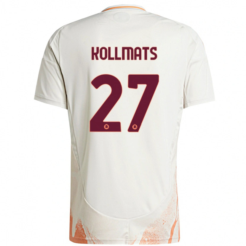 Danxen Män Beata Kollmats #27 Grädde Vit Orange Bortatröja Matchtröjor 2024/25 Tröjor T-Tröja