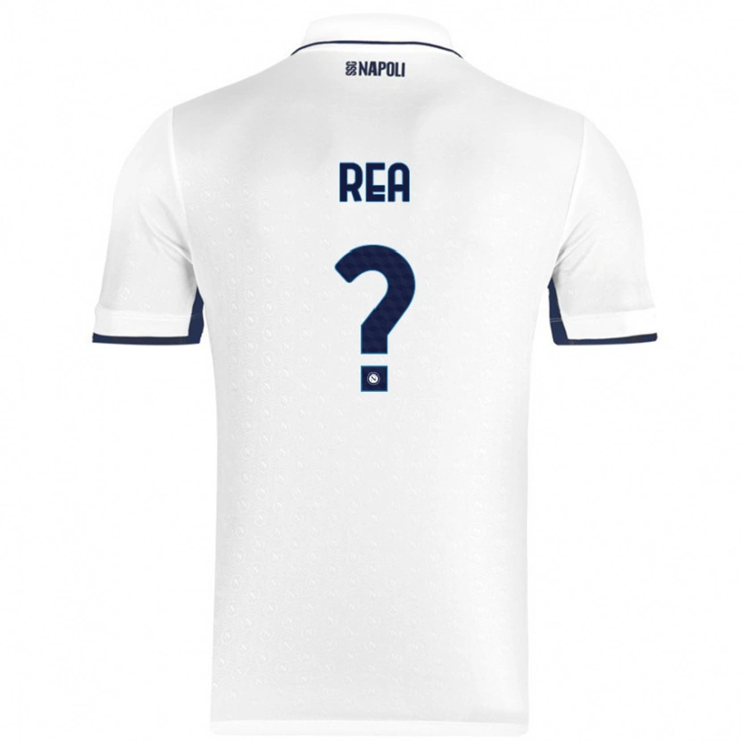 Danxen Män Roberto Rea #0 Vit Kungsblå Bortatröja Matchtröjor 2024/25 Tröjor T-Tröja