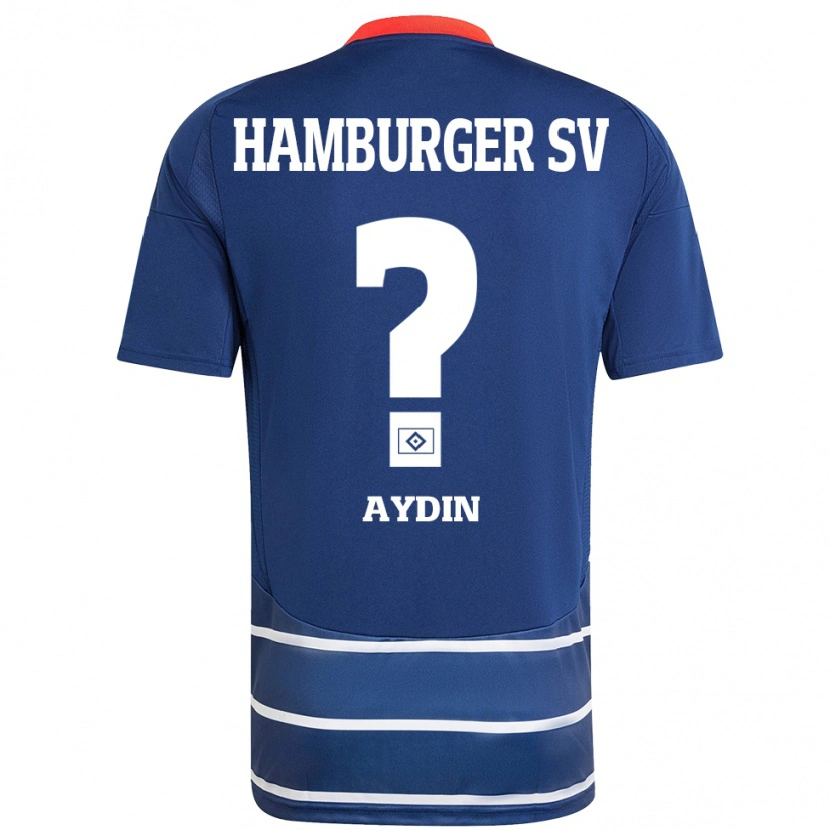 Danxen Män Emre Aydin #0 Mörkblå Bortatröja Matchtröjor 2024/25 Tröjor T-Tröja