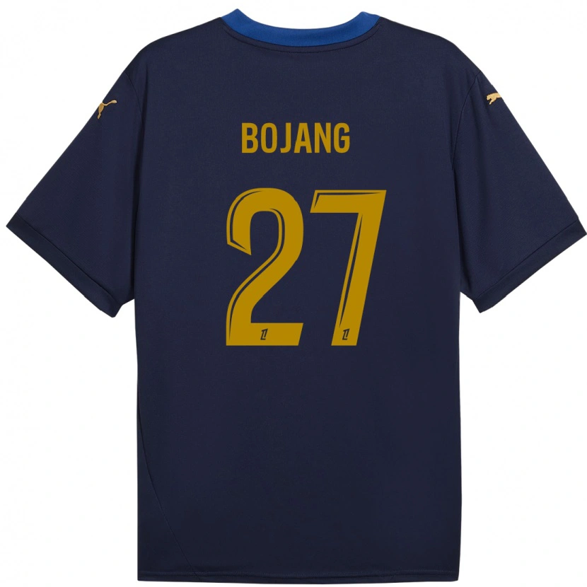 Danxen Män Adama Bojang #27 Marinblå Guld Bortatröja Matchtröjor 2024/25 Tröjor T-Tröja