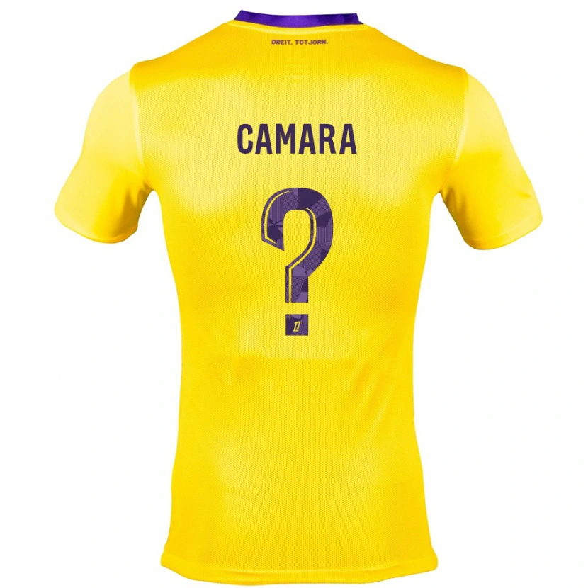 Danxen Män Amadou Camara #0 Gullila Bortatröja Matchtröjor 2024/25 Tröjor T-Tröja