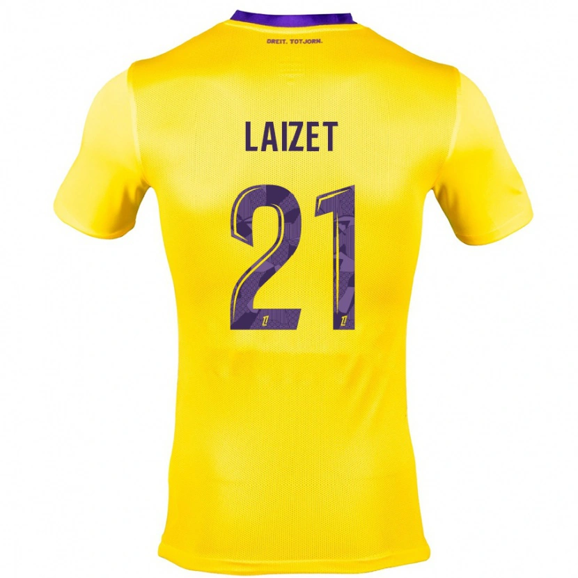 Danxen Män Emma Laizet #21 Gullila Bortatröja Matchtröjor 2024/25 Tröjor T-Tröja