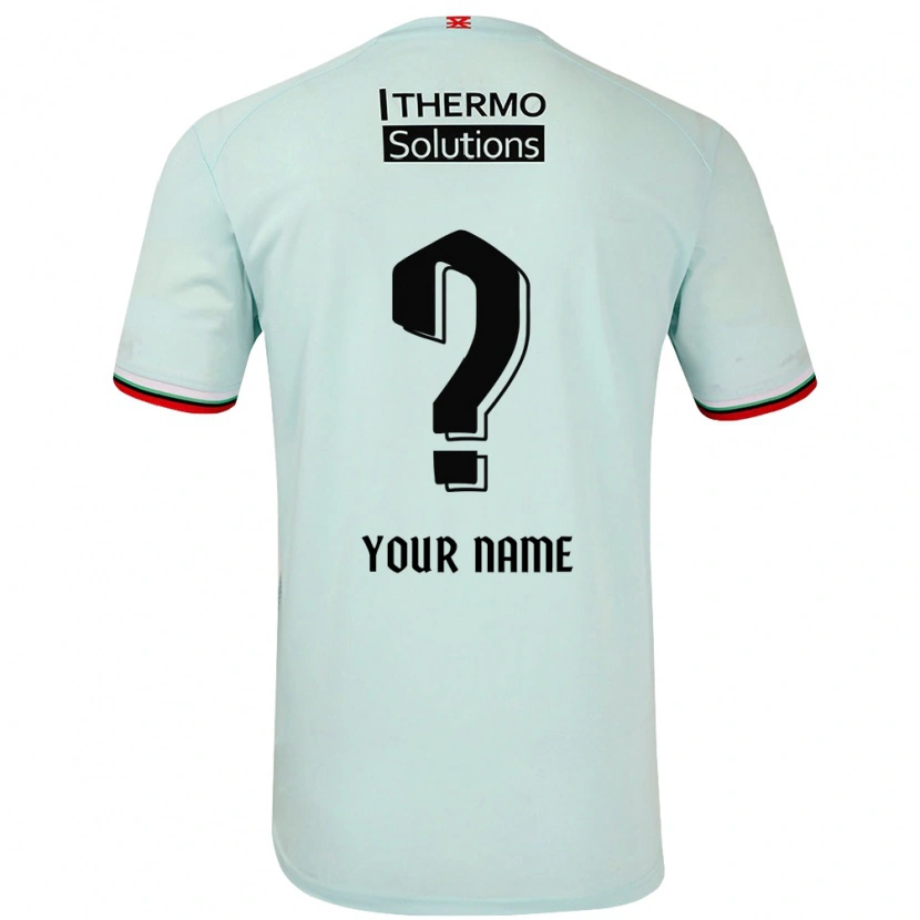 Danxen Män Ditt Namn #0 Ljusgrön Bortatröja Matchtröjor 2024/25 Tröjor T-Tröja