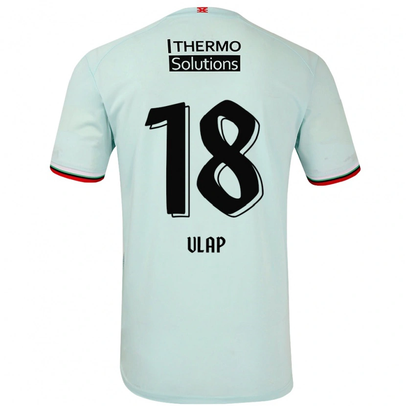 Danxen Män Michel Vlap #18 Ljusgrön Bortatröja Matchtröjor 2024/25 Tröjor T-Tröja