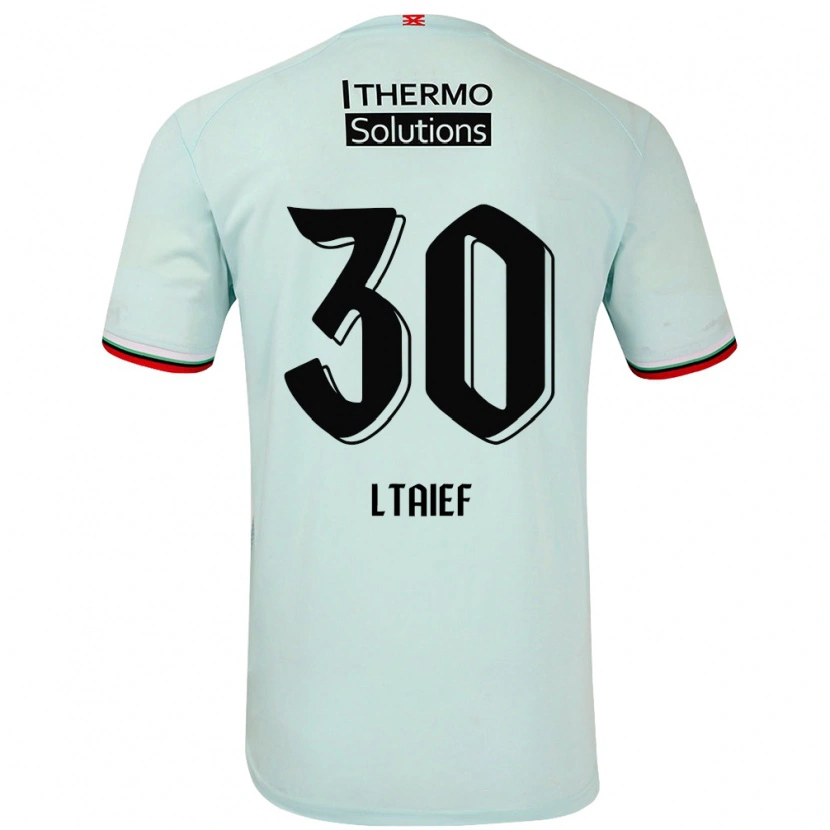 Danxen Män Sayfallah Ltaief #30 Ljusgrön Bortatröja Matchtröjor 2024/25 Tröjor T-Tröja