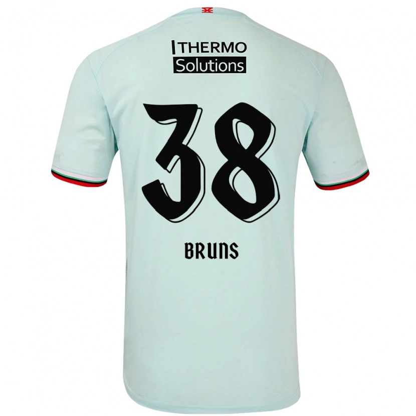 Danxen Män Max Bruns #38 Ljusgrön Bortatröja Matchtröjor 2024/25 Tröjor T-Tröja