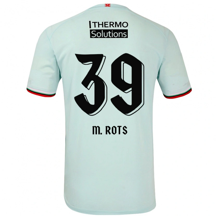 Danxen Män Mats Rots #39 Ljusgrön Bortatröja Matchtröjor 2024/25 Tröjor T-Tröja
