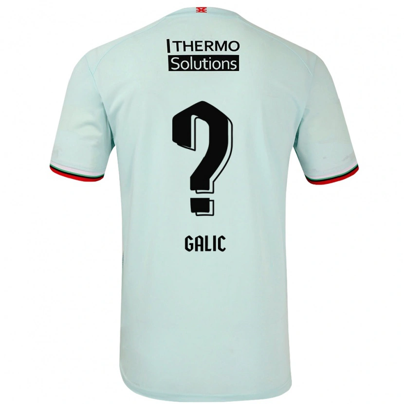 Danxen Män Daniela Galic #0 Ljusgrön Bortatröja Matchtröjor 2024/25 Tröjor T-Tröja