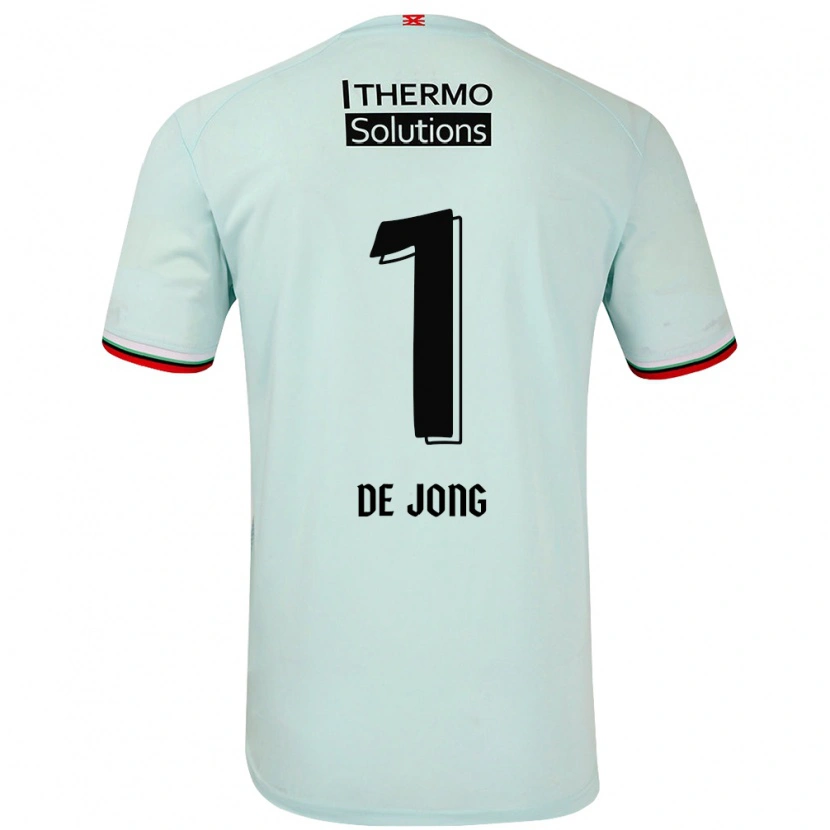 Danxen Män Daniëlle De Jong #1 Ljusgrön Bortatröja Matchtröjor 2024/25 Tröjor T-Tröja