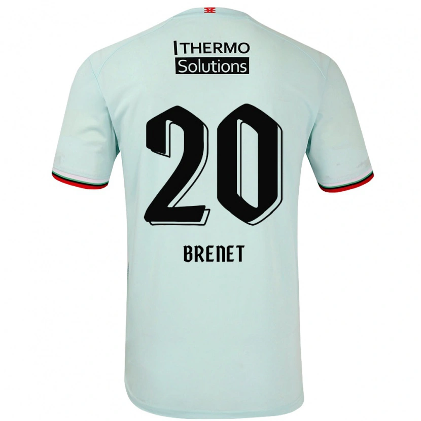 Danxen Män Joshua Brenet #20 Ljusgrön Bortatröja Matchtröjor 2024/25 Tröjor T-Tröja