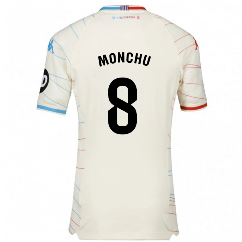 Danxen Män Monchu #8 Vit Röd Blå Bortatröja Matchtröjor 2024/25 Tröjor T-Tröja